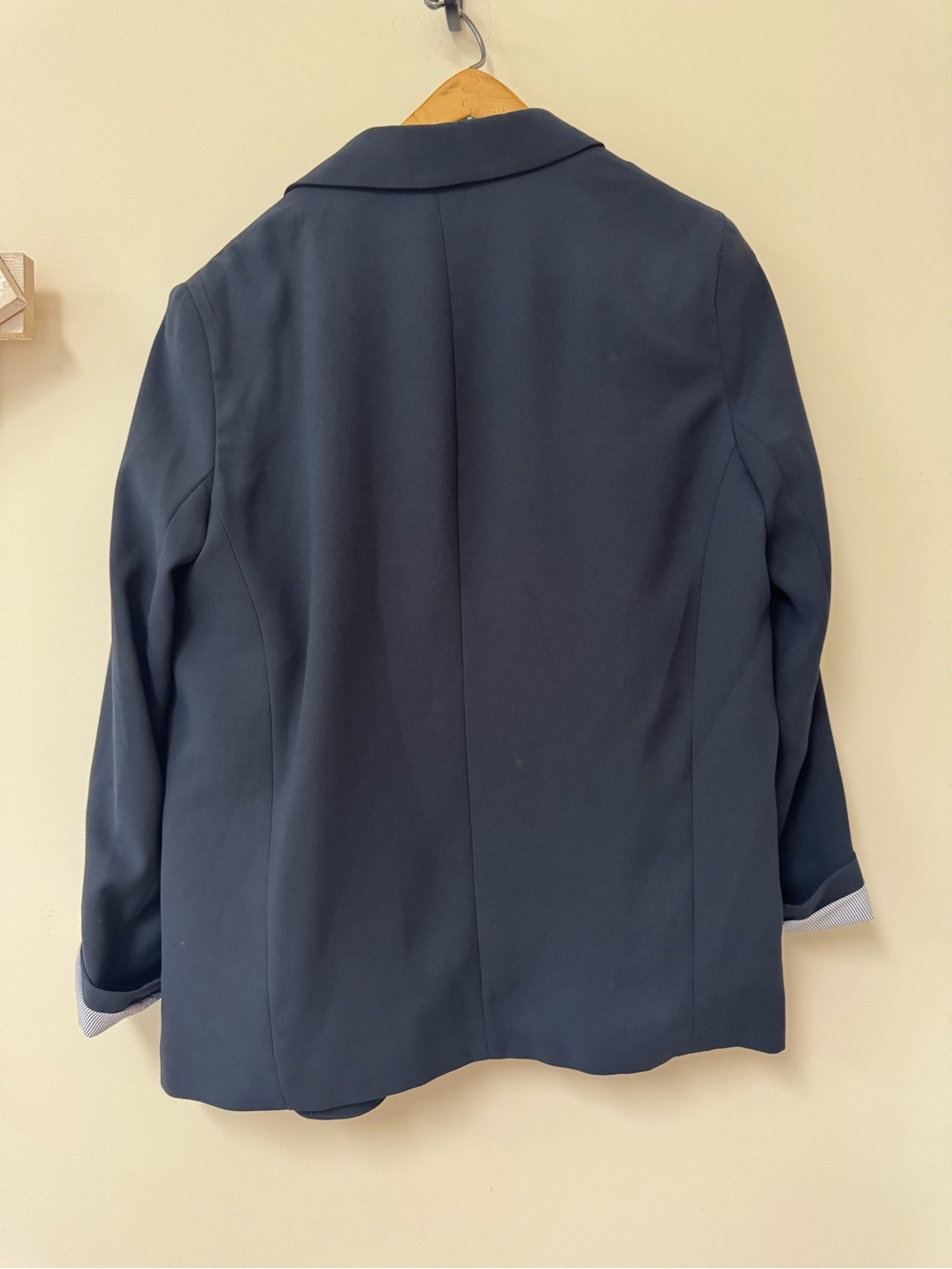 J Crew Navy Open Front Boyfriend Blazer - Picture 7 of 7
